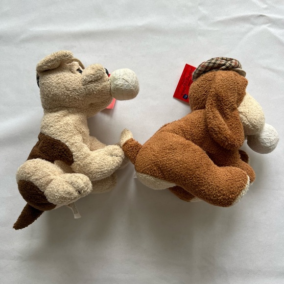 Russ Luv Pets Bunker and Caddie 8” plush dogs - Picture 3 of 12